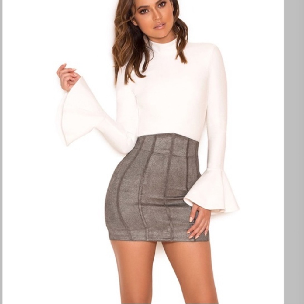 House of CB Grey Skirt